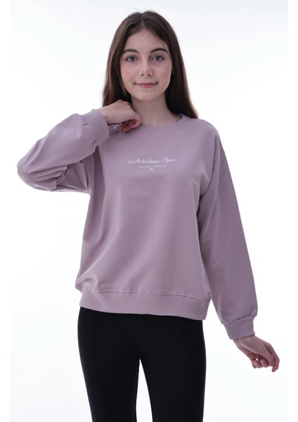 Kolu Biyeli Baskılı Kız Çocuk Sweat 2012 indirimleri