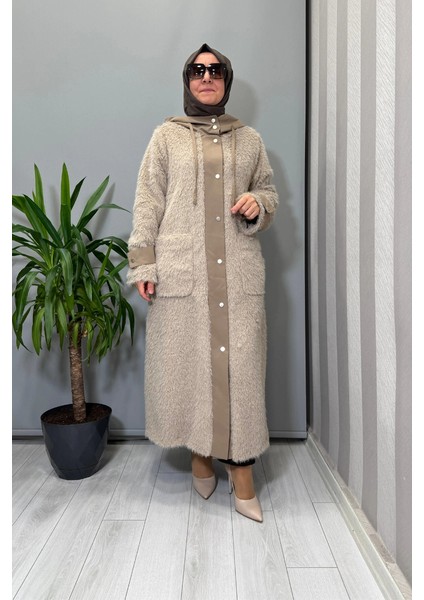 Dik Yaka Cepli Kap Vizon 56MK6112