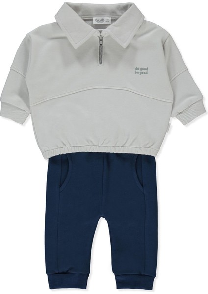 Üç Ip Sweat 2li Takım (Self Enjoy) Indigo