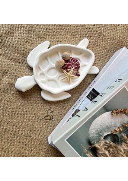 Kaplumbağa Görünümlü Dekoratif Tabak/kase 20-15CM