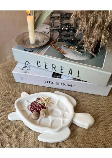 Kaplumbağa Görünümlü Dekoratif Tabak/kase 20-15CM fırsatları
