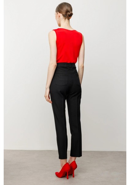 Dört Cep Dar Paça Pantolon modelleri