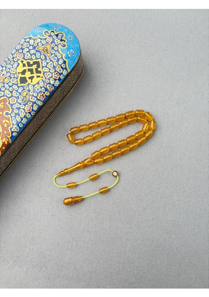 Kamil Kuş Usta Işçilikli Sıkma Kehribar Tespih