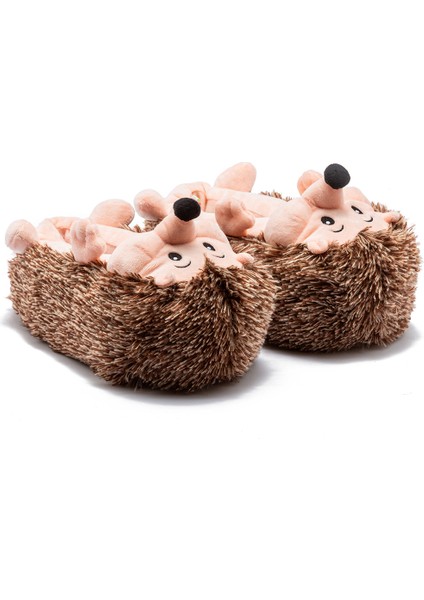 Lisi Çocuk Hayvanlı Panduf Kahverengi 30/35