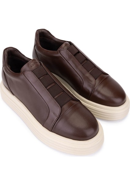 Erkek Hakiki Deri Kahverengi Sneakers & Spor Ayakkabı 966 A702 Erk Ayk SK25-26 Kahve fiyatları