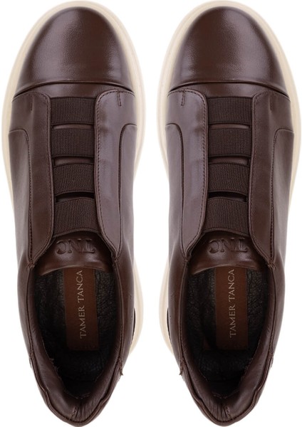 Erkek Hakiki Deri Kahverengi Sneakers & Spor Ayakkabı 966 A702 Erk Ayk SK25-26 Kahve indirimleri