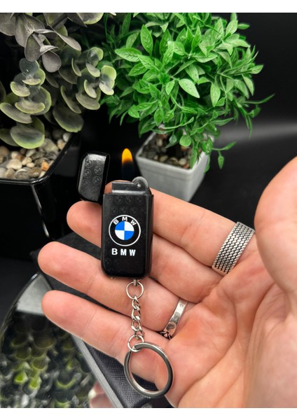 Şık Logolu Sürgülü Anahtarlık Gazlı Çakmak - Özel Tasarım Şık Hediyelik Aksesuar