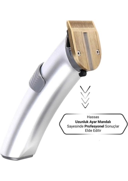 609 Profesyonel Şarjlı Saç Sakal Kesme Tıraş Makinesi Erkek Tıraş Makine Seti fiyatları
