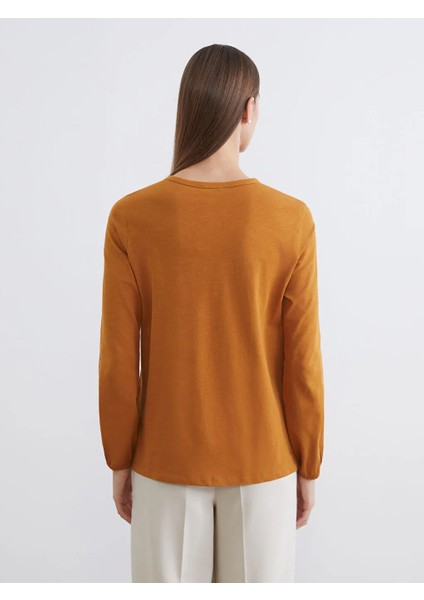 Lcw Grace Sarı Bisiklet Yaka Nakışlı Bluz fırsatları