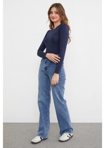 Yüksek Bel Palazzo Jean fırsatları