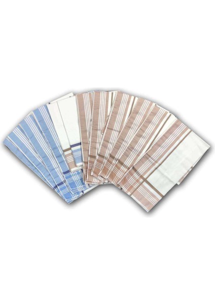 12 Adet Pamuklu Lüx Erkek Mendili 40X40 cm fiyatları