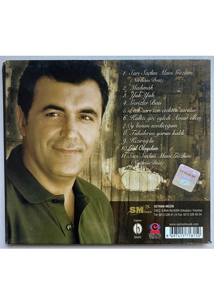 Faruk Demir Sarı Saçlım Mavi Gözlüm CD (Orijinal Dönem Baskı Cd) fiyatları