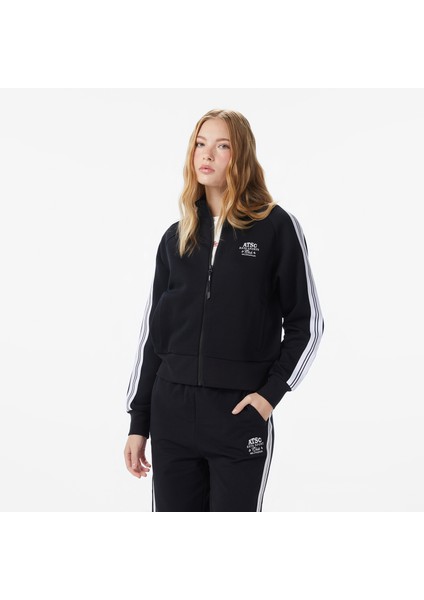 Beach Party Siyah Kadın Eşofman Üstü.1