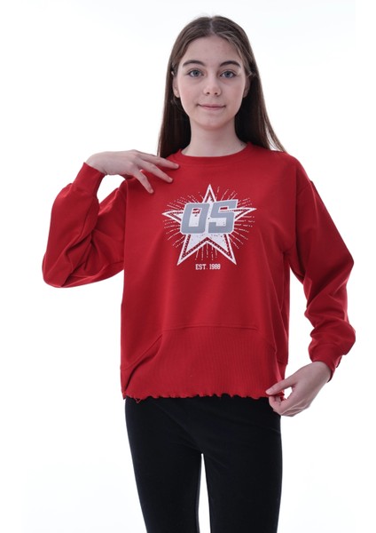 Yıldız Baskılı Kız Çocuk Sweat 2010 modelleri