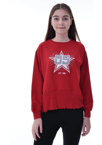 Yıldız Baskılı Kız Çocuk Sweat 2010 fırsatları