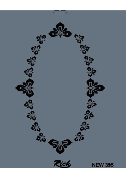 Rich New Seri N-395 Stencil 35X25 cm