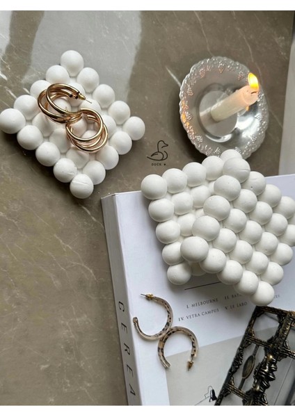 Bubble Bardak Altlık Taş Tozu Dekoratif Tabak fırsatları