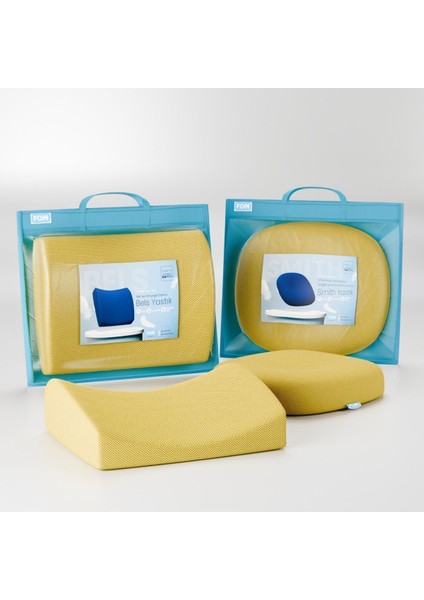 Visco Oturma Simidi ve Bel Destek Yastık Seti, Konfor ve Ergonomi