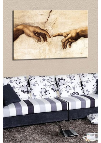 Yaratılışın Eli Kanvas Tablo modelleri