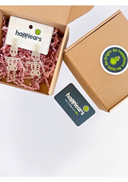 Halloween Cadılar Bayramı Gece Parlayan Fosforlu Iskelet Özel Tasarım Küpe indirimleri