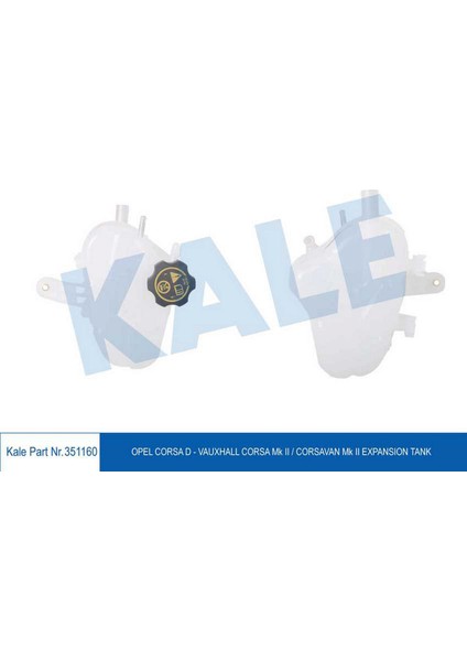 Mtxdpn Genleşme Kavanozu Radyator Ek Su Deposu Corsa D 1.3-1.7 Dizel Dtc Dte 1.6 Ler