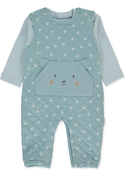 Kapitone Salopet 2li Takım (Teddy) Petrol Yeşil