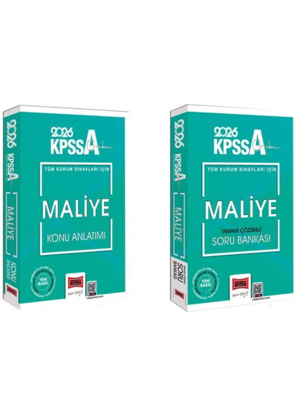 Yargı 2026 KPSS-A Grubu Tüm Kurum Sınavları İçin Maliye Konu Anla