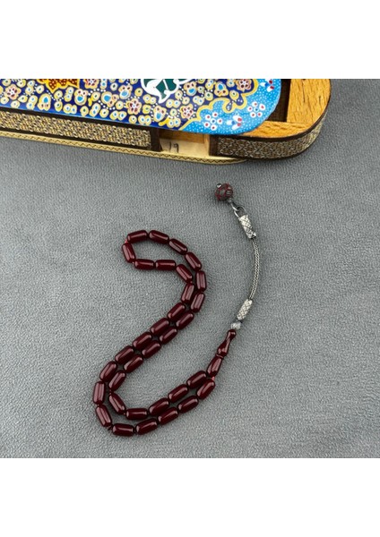 Kaza Püskül Eskitme Sıkma Kehribar Tespih