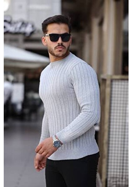 Erkek Slim Fit Dar Kesim Triko Kazak fiyatları