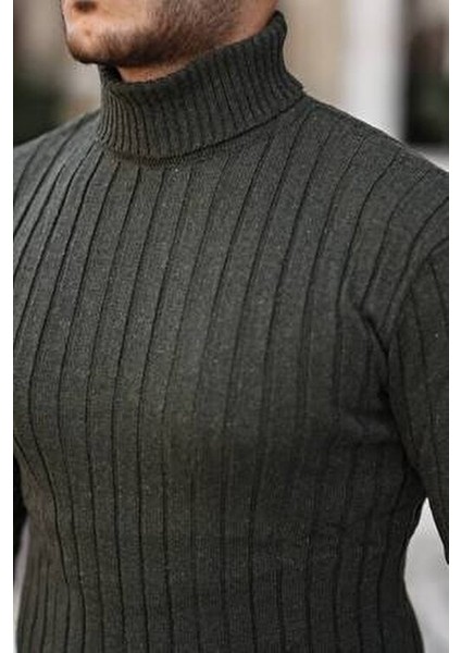 Erkek Slim Fit Dar Kesim Balıkçı Yaka Triko Kazak modelleri