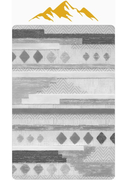 Modern Desenli Dijital Baskı Kaymaz Taban Halı H1115 modelleri