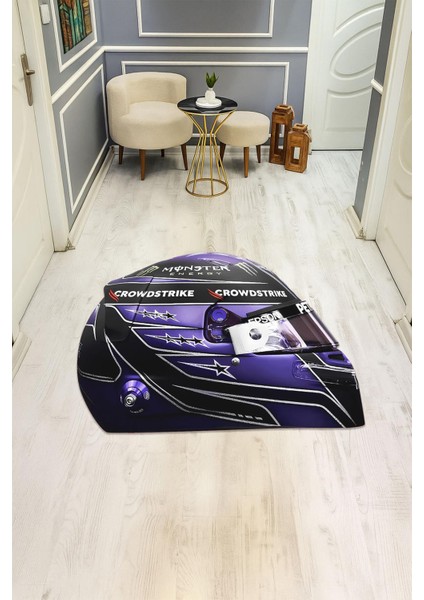 Motor Kaskı Deseni Lazer Kesim Dijital Baskı Kaymaz Taban Halı H1016 fiyatları