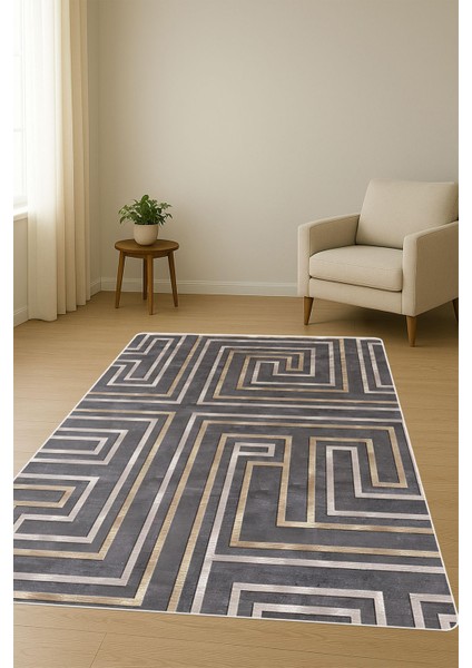 Modern Desenli Dijital Baskı Kaymaz Taban Halı H1030 fiyatları