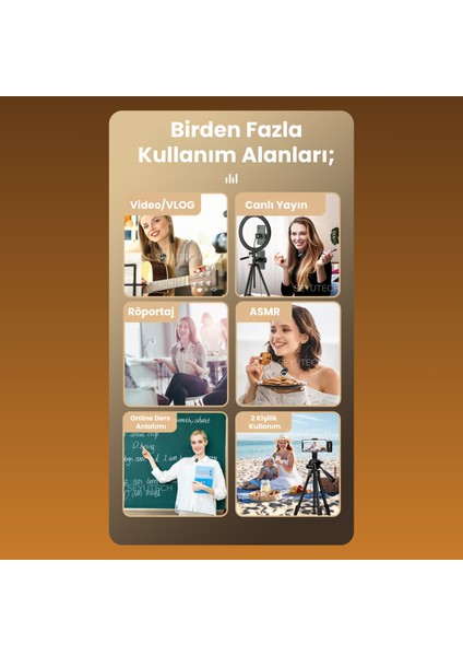 Kablosuz Tüylü Yaka Mikrofonu Wireless Şarj Kutulu Canlı Yayın Ios ve Android Uyumlu Yaka Mikrofonu fırsatları