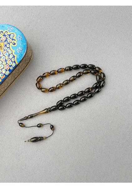 Bülbül Atölye Işçiliği Alman Sıkma Kehribar Tirbuşonhamur Tespih