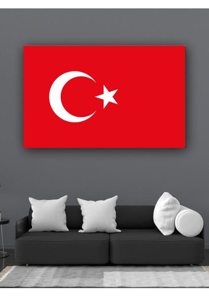 Türk Bayrağı Kanvas Tablo Ay Yıldız Tablo Türkiye