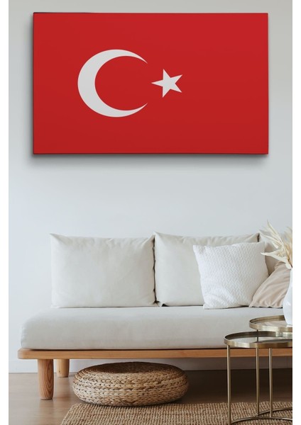 Türk Bayrağı Kanvas Tablo Ay Yıldız Tablo Türkiye fiyatları