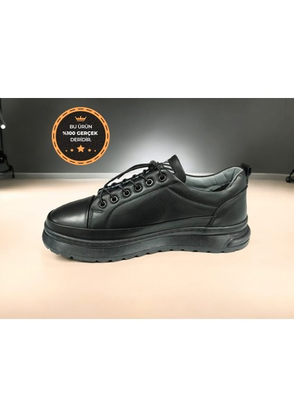 Oz-02 Hakiki Deri Kaymaz Lastikli Ortopedik Erkek Günlük Ayakkabı fiyatları