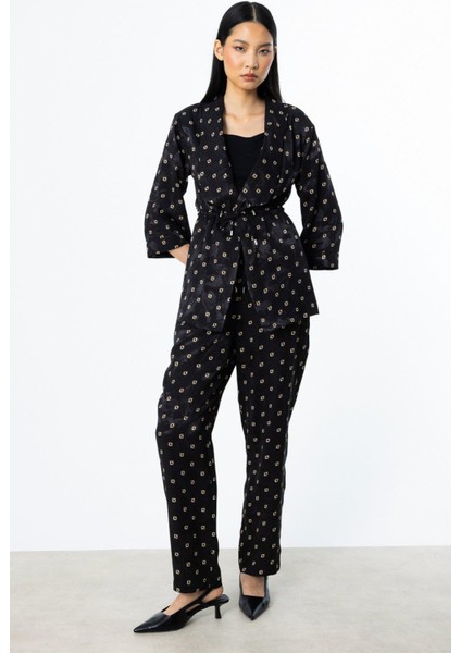 Beli Lastikli Desenli Pantolon fiyatları