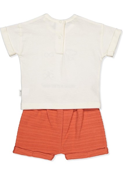 Jakarlı Süprem Şort 2li Takım (Bobby And Me) Kiremit fiyatları