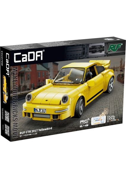 C51079W Cada Ruf Ctr 2017 Yellowbird Blok Seti 222 Parça -Vagon Life