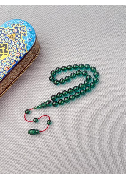 Bülbül Atölye Işçiliği Sıkma Kehribar Tespih