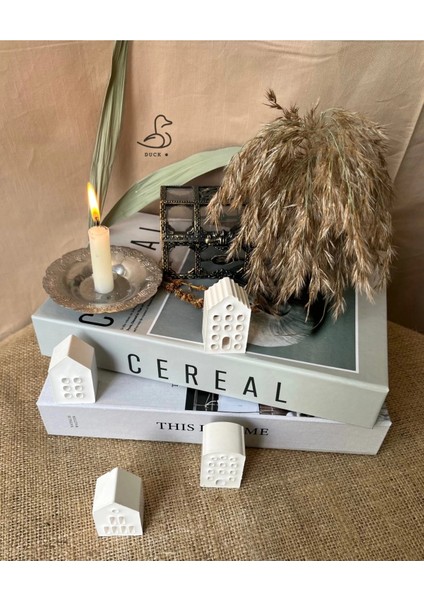 Minimal Küçük Ev Dekoratif Obje/biblo 4’lü 5-5 cm fırsatları