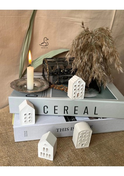 Minimal Küçük Ev Dekoratif Obje/biblo 4’lü 5-5 cm indirimleri