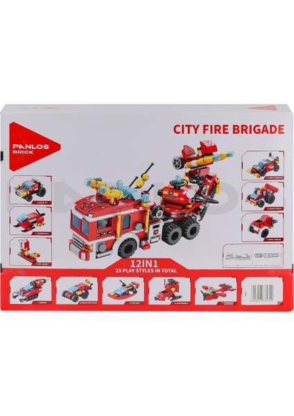 P633009 Panlos Şehir Itfaiyesi 557 Parça Blok Seti -Vagon Life fiyatları
