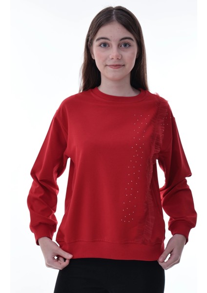 Taş Detaylı Kız Çocuk Sweat 2011