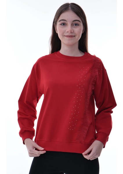 Taş Detaylı Kız Çocuk Sweat 2011 modelleri