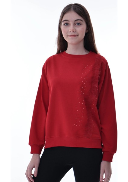 Taş Detaylı Kız Çocuk Sweat 2011 fırsatları