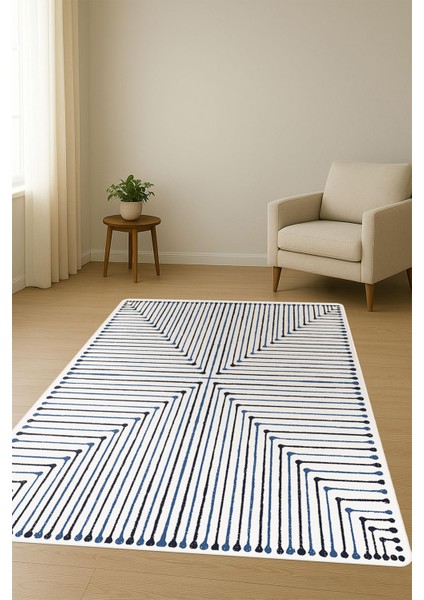 Modern Desenli Dijital Baskı Kaymaz Taban Halı H1090 fiyatları