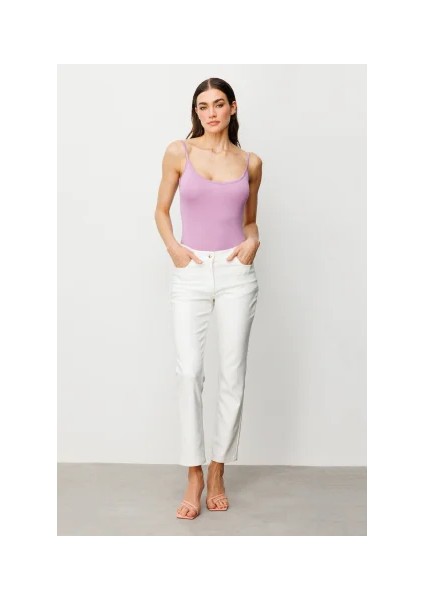 Beş Cep Boru Paça Pantolon